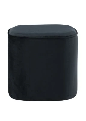 Adela Velvet Svart Puff