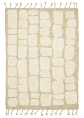 Camille Beige Uldtæppe