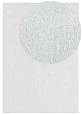 Dette produkt hedder Cloudy, fremstillet af Polyester materiale med en smuk Hvid farve - SE Mattor