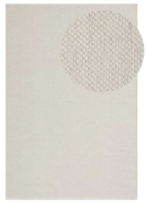 Dette produkt hedder Molly, fremstillet af 80% Uld & 20% Bomuld  materiale med en smuk Hvid farve - SE Mattor