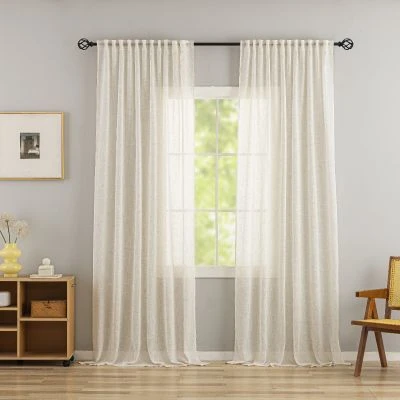 Linnegardin-look 2-pak Estelle Beige
