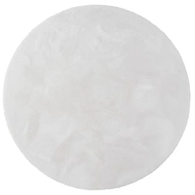 Rundt Fluffy Offwhite
