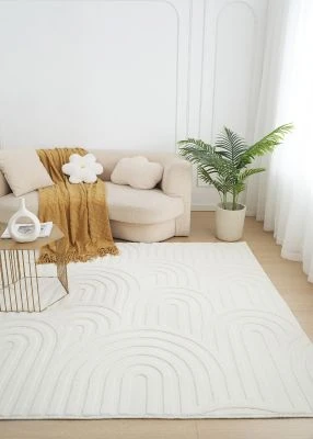 Vaskbar Blød Ryamata Fuzzy Soma Offwhite