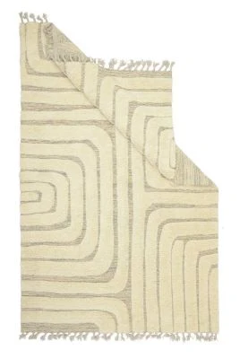 Jade Beige Uldtæppe