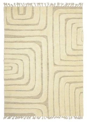 Jade Beige Uldtæppe