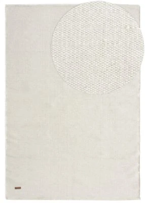 Uldtæppe Lunda Offwhite