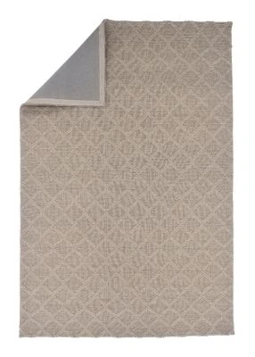 Alida Beige Uldtæppe