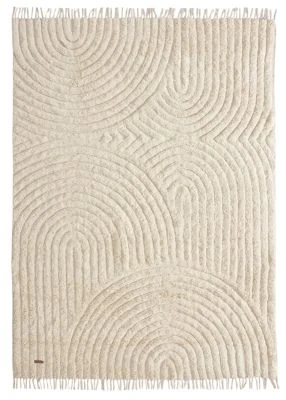 Bomuldstæppe Wilma Bene Beige