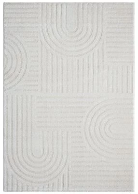 Denne produkt hedder Zara Yara Offwhite Wilton-Tæppe, lavet af Polypropylen materiale med en smuk Offwhite farve - SE Tæpper