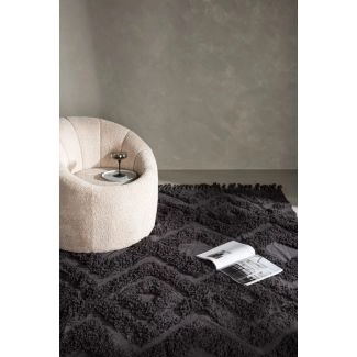 Bomuldstæppe Rio Grå