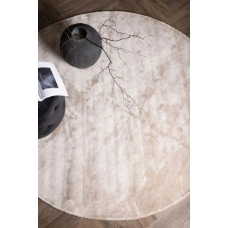 Rundt Brillo Beige