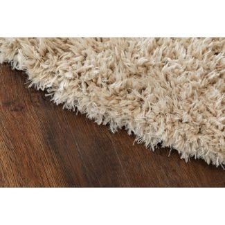 Rundt Barbet Natur Ryatæppe