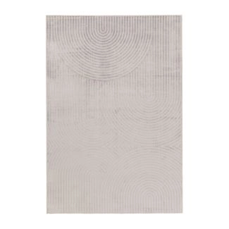 Giron Canyon Greige Konstsilkesmatta