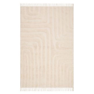 Juno Grid Kräm Bomullsmatta