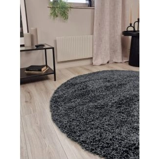 Rundt Komon Antracit Ryatæppe