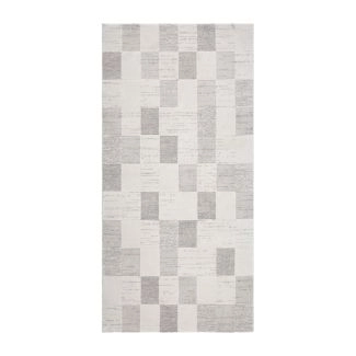 Løber Elarra Draxen Grå/Hvid Moderne Tæppe