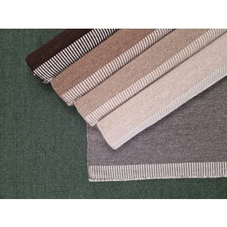 Løber Rachel Grøn Uldtæppe