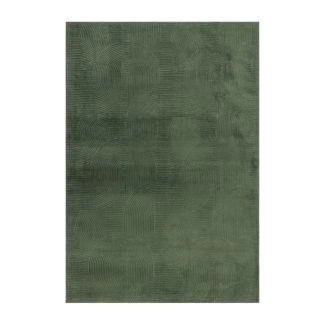 Galio Beat Smaragdgrön Tvättbar Matta