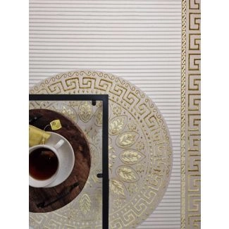 Hail Adorn Creme/Guld Modern matta