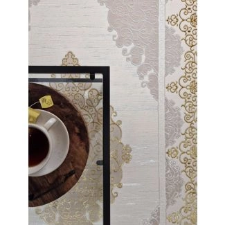 Hail Oma Creme/Guld Modern matta