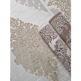 Hail Oma Creme/Guld Gångmatta