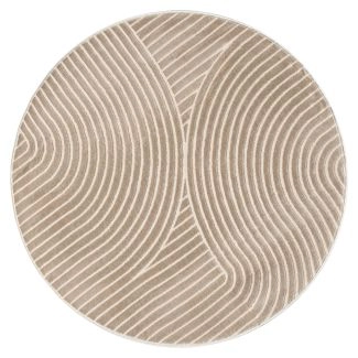 Rundt Bella Spin Mørk Beige