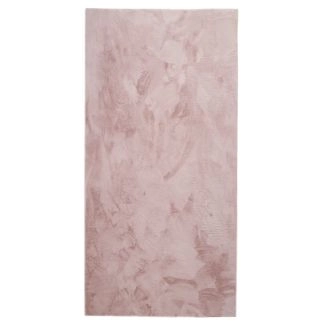 Løber Cat Lyserød Vaskbart Pels-tæppe