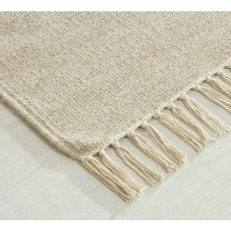 Uldtæppe Dalen Beige