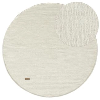 Rundt Dalen Offwhite Uldtæppe