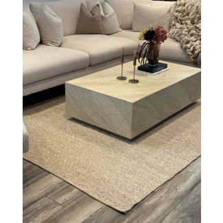 Uldtæppe Elsa Beige