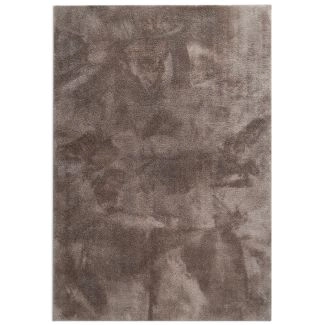 Dette produkt hedder Fluffy, fremstillet af Polyester materiale med en smuk Taupe farve - SE Mattor