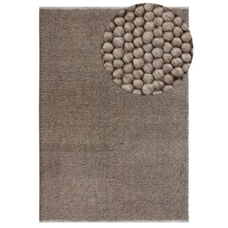 Uldtæppe Maren Taupe