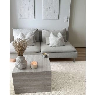 Uldtæppe Mellby Offwhite