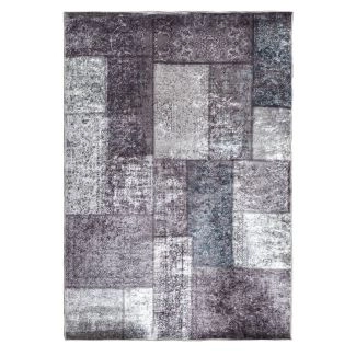 Patch Grå Patchwork Tæppe