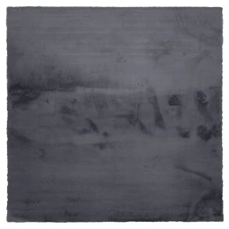 Firkant Rabbit Eco Mørkegrå Pels Tæppe