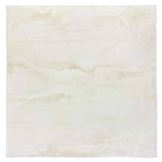 Firkant Rabbit Eco Offwhite Pels Tæppe