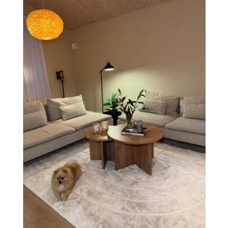 Pels Tæppe Rabbit Soho Lys Beige