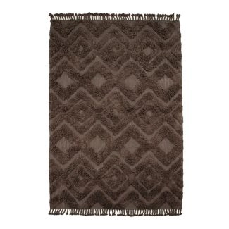 Bomuldstæppe Rio Brun