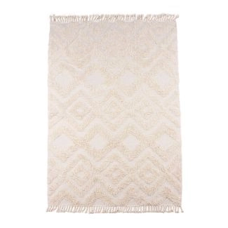 Bomuldstæppe Rio Hvid