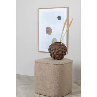 Puf Adela Teddy Beige
