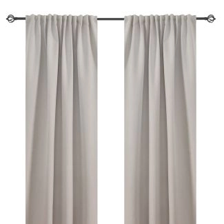 Mörkläggande Gardin 2-pack Solfritt Beige