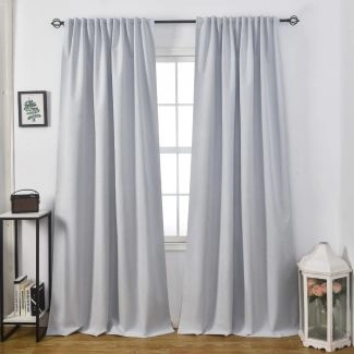 Mörkläggande Gardin 2-pack Solfritt Vit