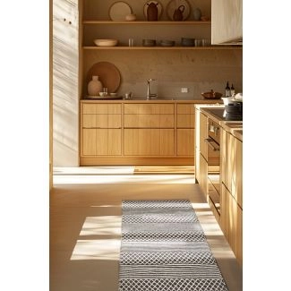 Løber Fyrolin Antracit Kludetæppe