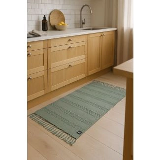 Løber Kireli Grøn Kludetæppe