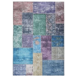 Patchwork Tæppe Vero Rosso Multi