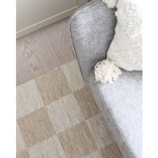 Løber Webster Beige Uldtæppe