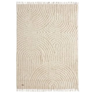 Bomuldstæppe Wilma Bene Beige