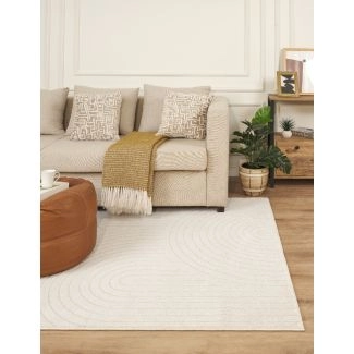 Firkant Zara Bene Offwhite Wilton-Tæppe