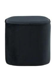 Adela Velvet Svart Puff