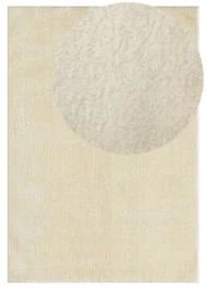 Vaskbar Blød Ryamata Cloudy Lys Beige